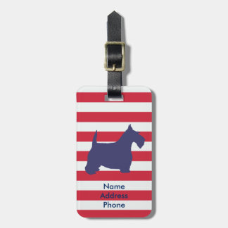 Etiqueta De Bagagem Os Scottish Terrier personalizam