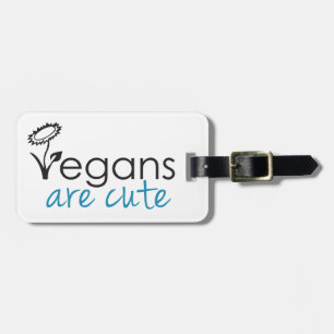 Etiqueta De Bagagem Os Vegans são bonitos - os advogados projetam