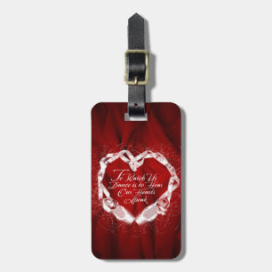 Etiqueta De Bagagem Ouça nossos corações do balé