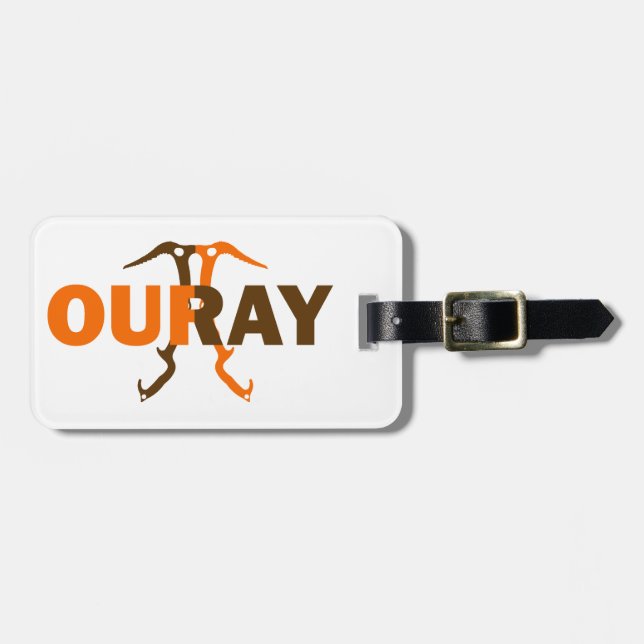Etiqueta De Bagagem Ouray Colorado (Frente Horizontal)