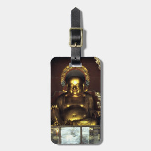 Etiqueta De Bagagem Ouro Buddha Easy ID Pessoal