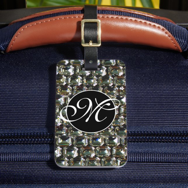 Etiqueta De Bagagem Ouros, joias gemstone (Frente Insitu 2)