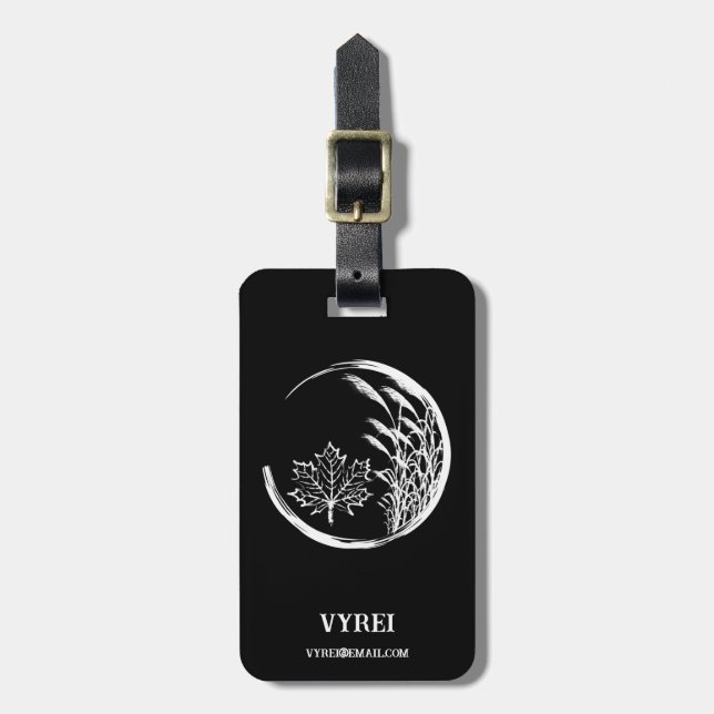 Etiqueta De Bagagem Outono / Queda (Frente Vertical)