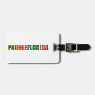 Etiqueta De Bagagem Paddle Florida Kayaking