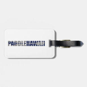 Etiqueta De Bagagem Paddle Hawaii Kayaking