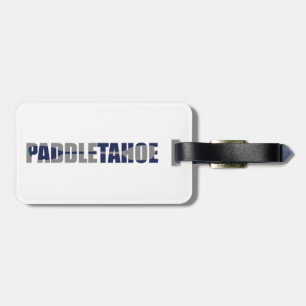 Etiqueta De Bagagem Paddle Lake Tahoe Kayaking