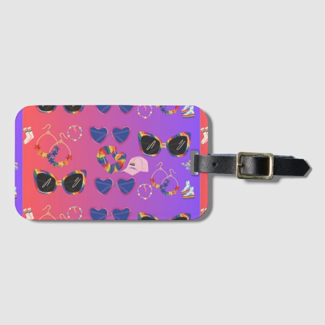 Etiqueta De Bagagem padrão (Frente Horizontal)