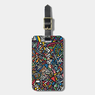 Etiqueta De Bagagem Padrão abstrato moderno