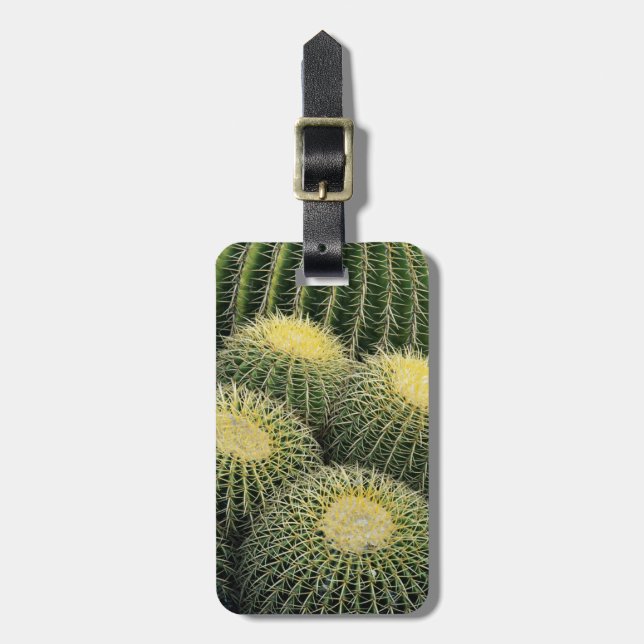 Etiqueta De Bagagem Padrão Cactus (Frente Vertical)