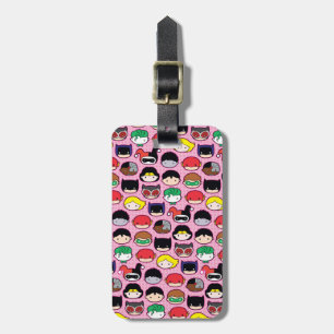 Etiqueta De Bagagem Padrão Chefe da Liga da Justiça Chibi