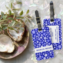 Padrão Colorido de Visitas Cólvora Azul Escuro