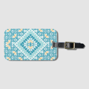 Etiqueta De Bagagem Padrão de bordados palestino Design impresso