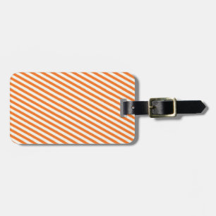 Etiqueta De Bagagem Padrão de Faixa Laranja Retroativa