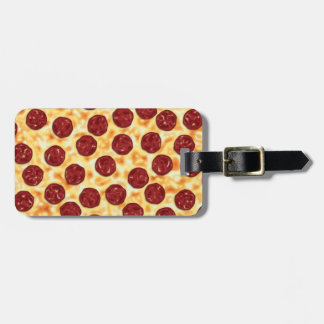 Etiqueta De Bagagem Padrão de Pizza de Pepperoni