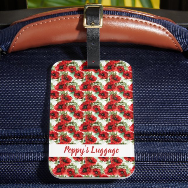 Etiqueta De Bagagem Padrão de Popia Delicada (Frente Insitu 2)