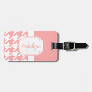 Etiqueta De Bagagem Padrão de som rosa