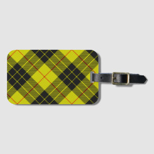 Etiqueta De Bagagem Padrão de tartan MacLeod