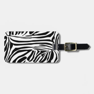 Etiqueta De Bagagem Padrão de zebra