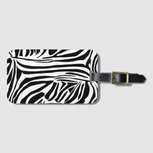 Etiqueta De Bagagem Padrão de zebra