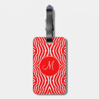 Padrão de Zebra Vermelha e Branca Personalizado