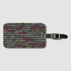 Etiqueta De Bagagem Padrão do terminal do desenvolvedor