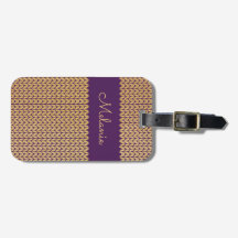 Padrão Dourado de Foro Roxo Personalizado