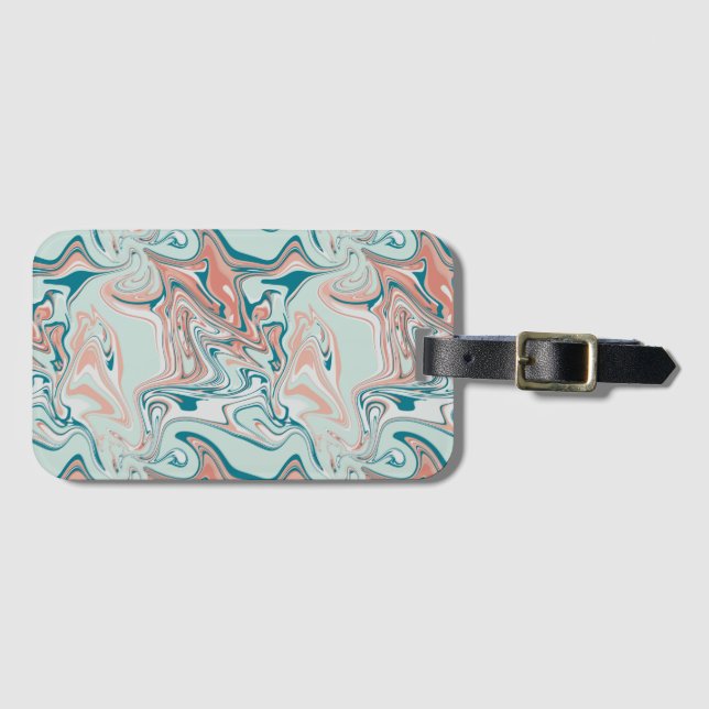 Etiqueta De Bagagem Padrão líquido (Frente Horizontal)