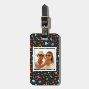 Etiqueta De Bagagem Padrão Personalizado de Critérios do Mar de Foto