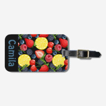 Padrão Personalizado de Frutas e Citros