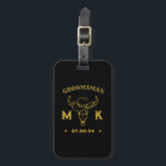 Etiqueta De Bagagem Padrinhos de casamento do Texas Cowboy Monogramas<br><div class="desc">Presentes personalizados para padrinhos de casamento e o melhor homem com o velho tema do cowboy ocidental. Decorado com chapéu de cowboy com fonte ocidental antiga. O texto e a cor são editáveis usando a Ferramenta Design para ajustado da sua ocasião. Obtenha este presente personalizado para casamento, despedida de solteiro,...</div>