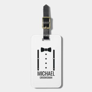 Etiqueta De Bagagem Padrinhos de casamento Personalizados do Arco de C