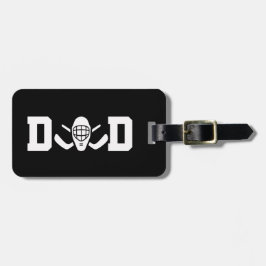 Etiqueta De Bagagem Pai de Hockey Goalie