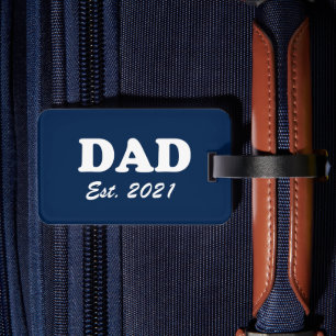 Etiqueta De Bagagem Pai, Dia de os pais de data de início personaliza