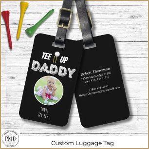 Etiqueta De Bagagem Pai Personalizado Dia de os pais de Fotografia par