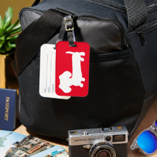Etiqueta De Bagagem Pais Dachshund Gift Doxie Viagem de Caninos