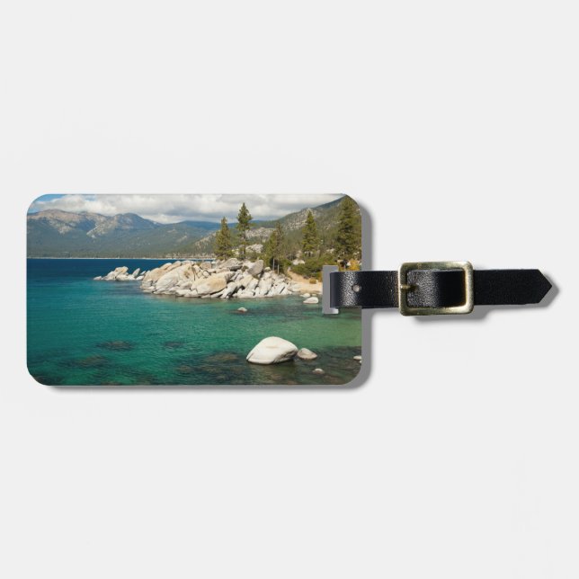 Etiqueta De Bagagem Paisagem de Lake Tahoe (Frente Horizontal)
