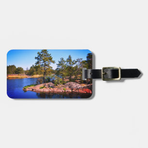 Etiqueta De Bagagem paisagem sueca, foto,Personalizado