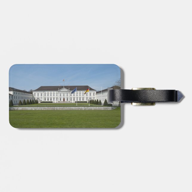 Etiqueta De Bagagem Palácio Bellevue em Berlim (Traseira Horizontal)