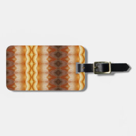 Etiqueta De Bagagem Pale Peachy Ikat 6