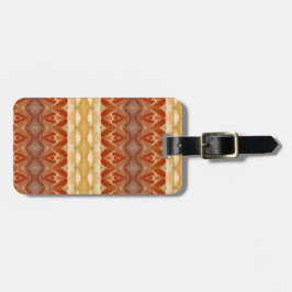 Etiqueta De Bagagem Pale Peachy Ikat 9