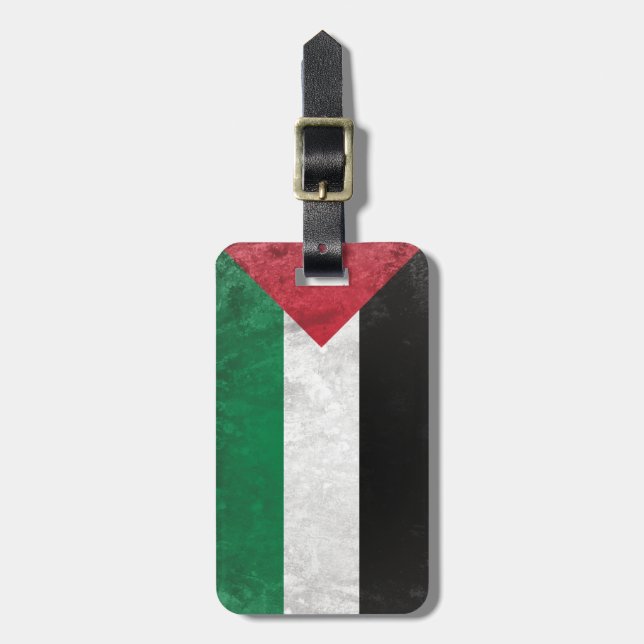 Etiqueta De Bagagem Palestina (Frente Vertical)
