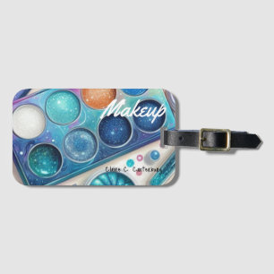 Etiqueta De Bagagem Paleta de Maquiagem Bold Sparkle