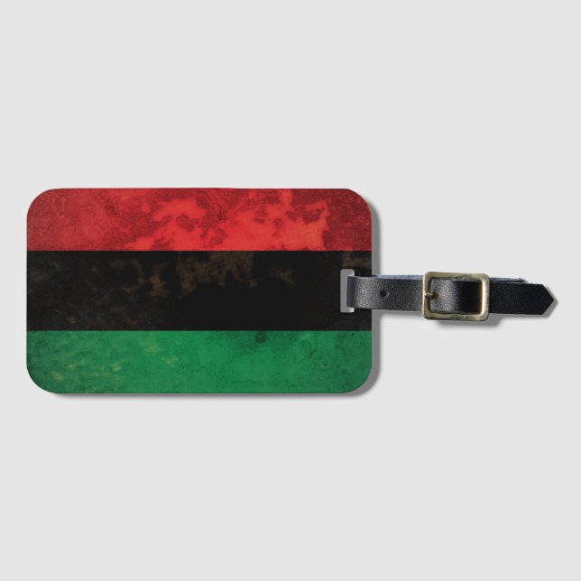 Etiqueta De Bagagem Pan-Africano (Frente Horizontal)