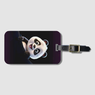 Etiqueta De Bagagem Panda Felizinho