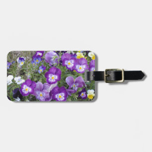 Etiqueta De Bagagem Pansies