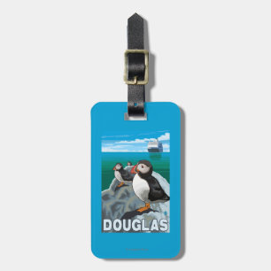 Etiqueta De Bagagem Papagaio-do-mar & navio de cruzeiros - Douglas,