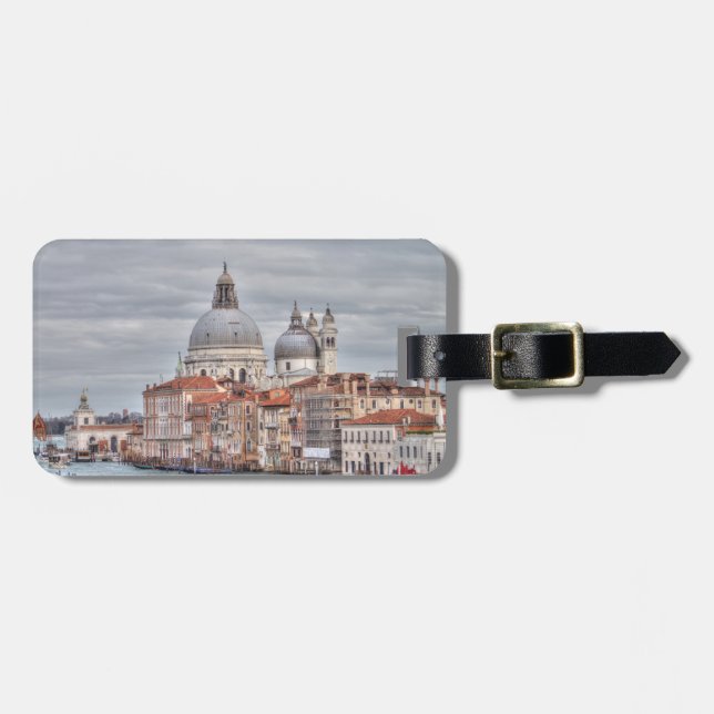 Etiqueta De Bagagem Papais noeis Maria della Salute, Veneza Itália (Frente Horizontal)