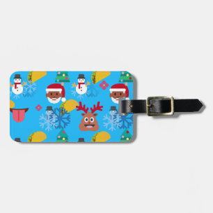 Etiqueta De Bagagem papais noeis negros taco christmas