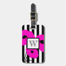 PAPOILAS COR-DE-ROSA VÍVIDAS CHIQUES DA BAGAGEM