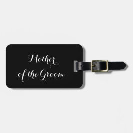 Etiqueta de bagagem para a mãe do noivo